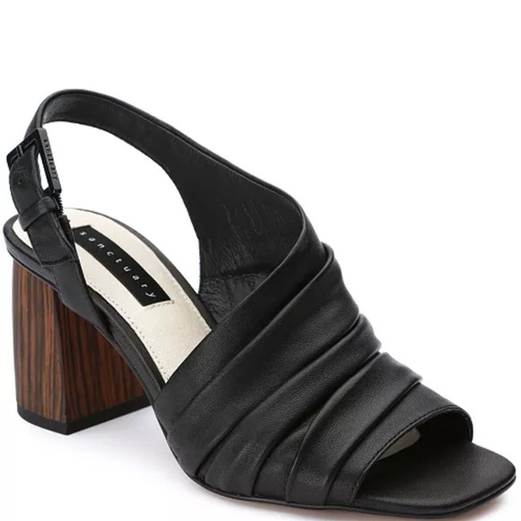 NIB Sanctuary Rev Up Ruched Sandals - Picture 1 of 6